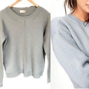 Aritzia  * Wilfred  Free  100% merino wool  Sweater in Light Blue  XXS